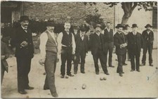 photo card petanic ball sets wooden ball bowling games?