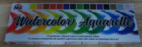 Niji aquarelle watercolor set - niji,