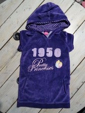 Robe violette velours