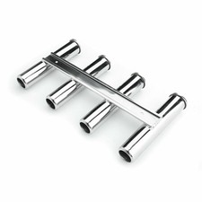 Boat Fishing Rod Holder 4Link/4 Rack Marine Yacht Rod Pod 316Stainless Steel E03
