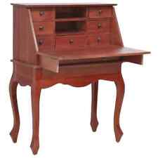 Bois d'Acajou Massif Bureau Secrétaire Marron Table Maison Intérieur vidaXL