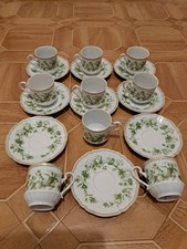 LOT DE NEUF TASSES A CAFE HAVILAND