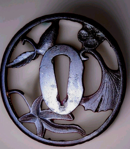 Tsuba katana sukashi - tsuba,