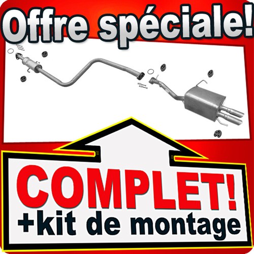 Ligne pot échappement pour - ligne,