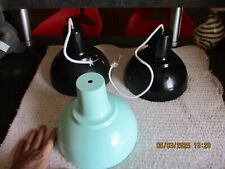 3 ) Petit Abat jour de Lampe Lustre de Salon , Terrasse , Billard en Tôle Peinte