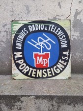 PORTENSEIGNE antique sheet metal antennas Louviers Collection Radio Television 