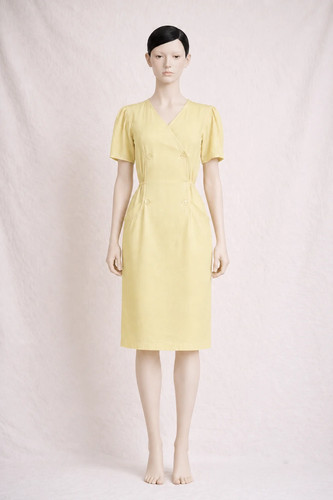 Courrèges robe mini lin - mini,