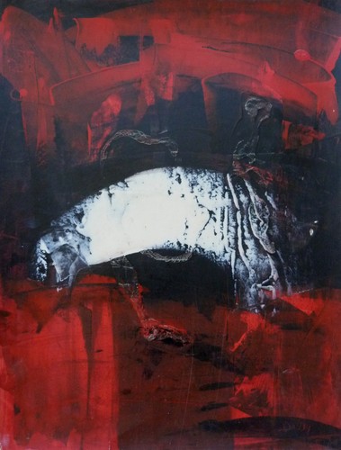 Composition abstraite signee - composition,