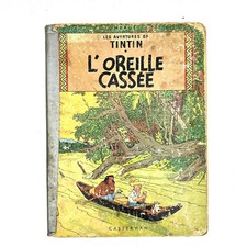 1947 Casterman Les Aventures Of TinTin L'Oreille Cassée By Hergé French Edition