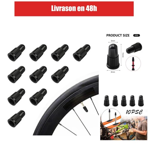 Lot bouchons valve de - 10,