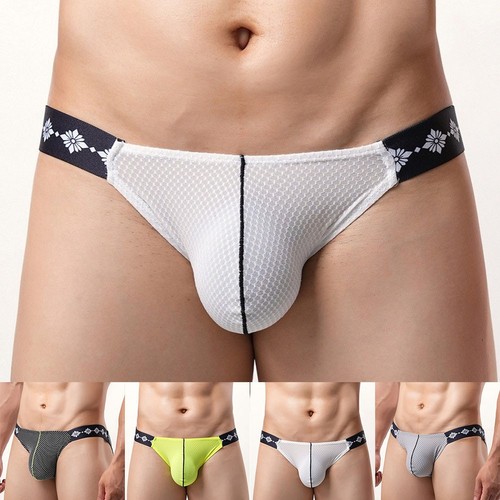 Slip homme taille basse poche