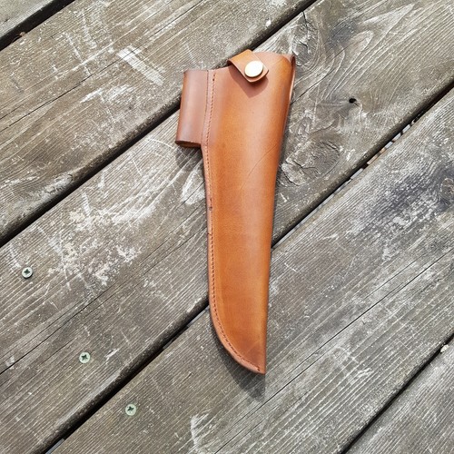 Cuir couteau fourreau 5cm - cuir,