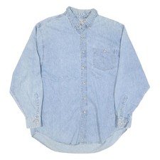 FARGO Hommes Bleu Jean Chemise