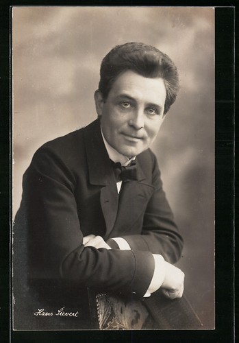 Acteur hans sievert appuyé - acteur,