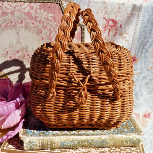 Antique doll wicker - antique,