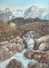 Valgaudemar massif des Écrins Pont des Portes Hautes-Alpes c 1980 France