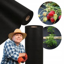 Toile de paillage noire non