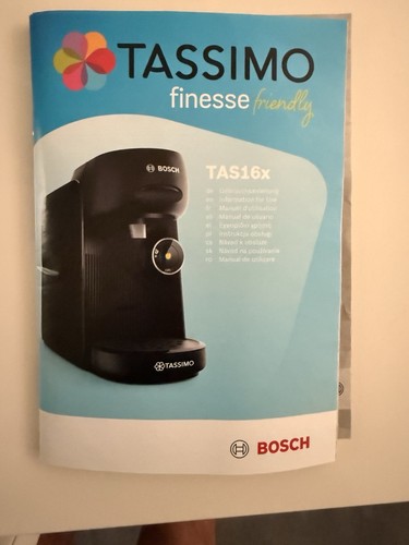 Bosch tassimo tas16x machine - tas16x,