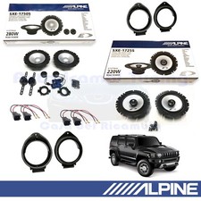 ALPINE SXE1750S SXE1725S Haut-Parleurs Avant + Arrière Pour HUMMER H3 Et H3T