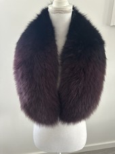 Écharpe Col En Renard Noir Et