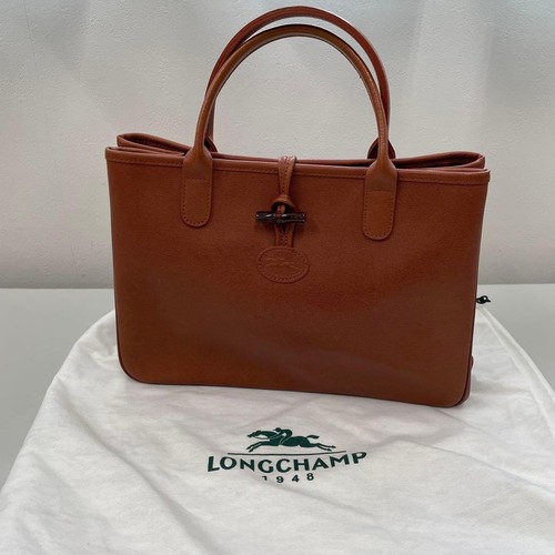 Longchamp brown handbag - longchamp,