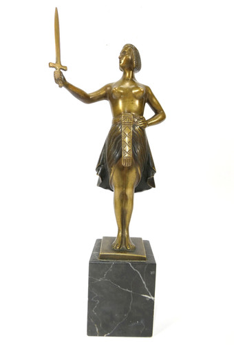 Figurine bronze art déco - bronze,