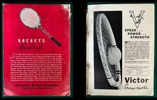 vtg TENNIS ad 1940 Bancroft RI