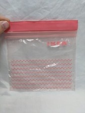 A Single Pink Ikea Istad Reseable Plastic Bag 6"