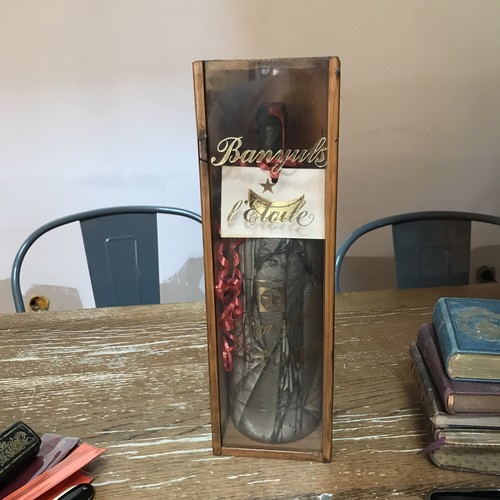 Ancienne bouteille banyuls - bouteille,