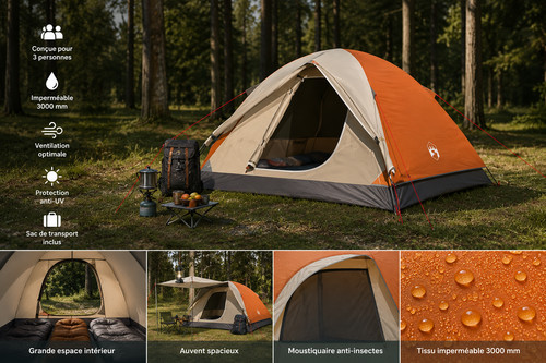 Tente camping personnes - tente,