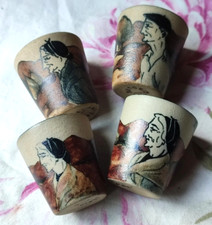 4 ANCIENS VERRES À LIQUEUR