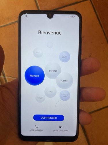 Huawei smartphone bleu - smartphone, bleu/violet