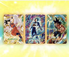 2025 DRAGON BALL SUPER DIVERS JPN GOD RARE SDVP-020 021 022 SON GOKU  3set