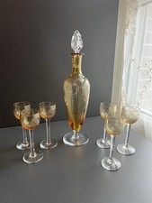 Grave Baccarat Saint Louis Crystal Liqueur Service