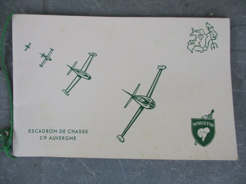Rare carte escadron - de, chasse