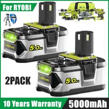 2X 5,0AH Pour Ryobi Batterie