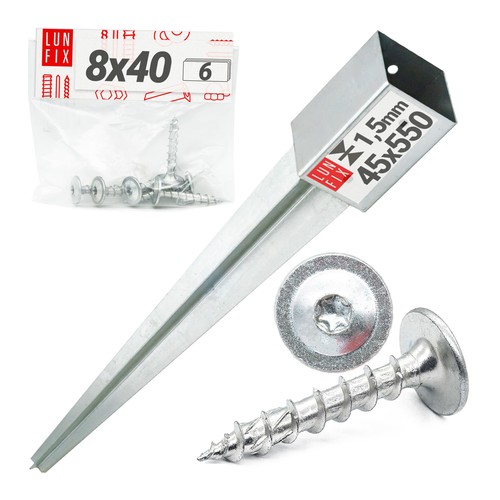 Support poteau 45x45 - , mm