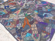 Couvre-lit Patchwork Noir