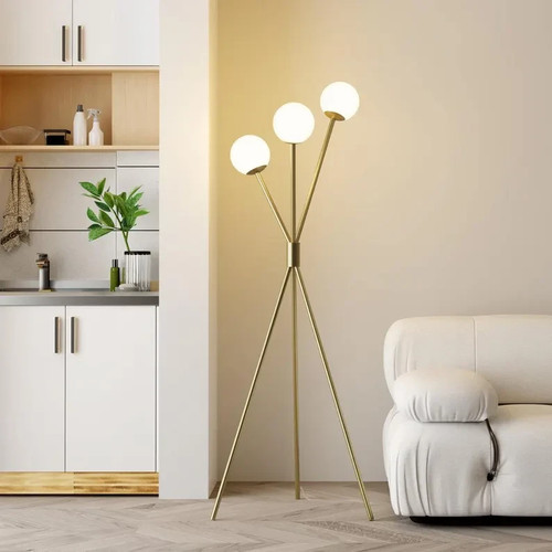 Lampadaire trépied moderne - , en
