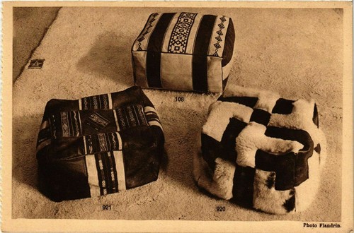Cpa maroc flandrin poufs - cpa,