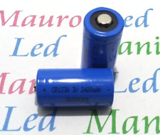 Batterie CR123A Lithium Rechargeable 3V 2400 MAH Caméras Numériques Laser Pavia