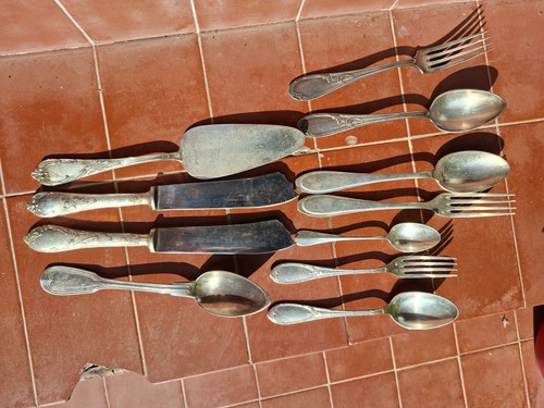 Lot couverts anciens - couverts, en