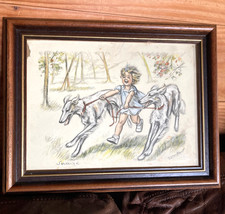 Ancienne gravure encadrée de