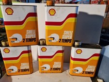 Lot De 5 BIDONs ANCIEN HUILE