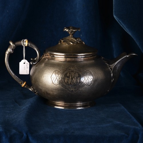 Théière métal argenté - théière, en