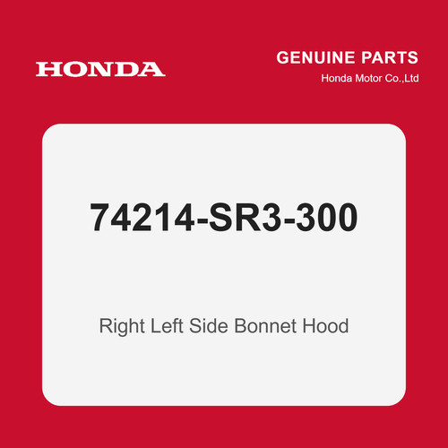Honda genuine 74214 - genuine, 74214-sr3-300