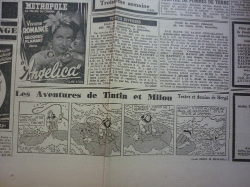 Tintin journal soir num - /,