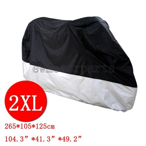Xxl black silver motorcycle - black,