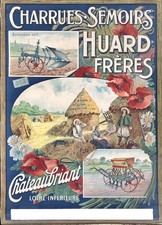 CHARRUES HUARD Rf04 - POSTER HQ 45x60cm d'une AFFICHE VINTAGE