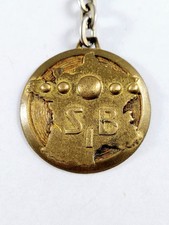 KEYRING - BB - INDUSTRIAL SOCIETY de BILLES - Paris - Metal, Vintage -